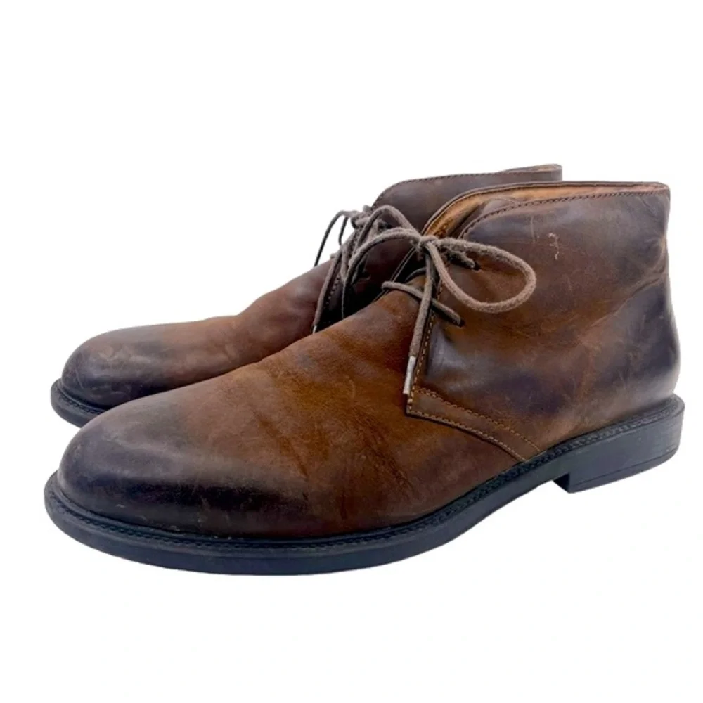 Florsheim Comfortechnology Leather Lace Up Chukka Boots